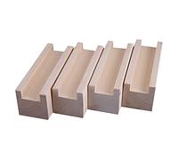 10 cm de Haut Élévateur de Rehausseurs Lève-lit ?Meubles pour Canapé lit et Armoire Meubles Jambes Hausse des Meubles Lève-Meubles en Bois Ensemble de 4 (1.5cm)