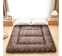 10 Cm D'épaisseur Matelas De Futon Japonais Portable Matelas De Camping Tapis De Couchage Tatami Soft Nonlip Tapis À Double Étage Tampon De Lit De Canapé De Canapé De Planche À Plancher Pliable