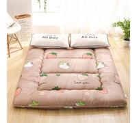 10 Cm D'épaisseur Matelas De Futon Japonais Portable Matelas De Camping Tapis De Couchage Tatami Soft Nonlip Tapis À Double Étage Tampon De Lit De Canapé De Canapé De Planche À Plancher Pliable