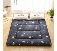 10 Cm D'épaisseur Matelas De Futon Japonais Portable Matelas De Camping Tapis De Couchage Tatami Soft Nonlip Tapis À Double Étage Tampon De Lit De Canapé De Canapé De Planche À Plancher Pliable