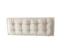 10 cm épais coussin extérieur tufted banc pour jardin meubles de remplacement siège pour patio canapé Windowsill beige 110 x 60 cm intérieur/extérieur utilisation