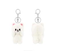 10 cm Stray Kids Porte-clés en peluche MAGNET série « ATE » SKZoo Porte-clés mignon porte-clés pendentif pour les fans (Jiniret)