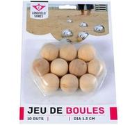Engelhart Cochonnets naturels en bois G 10 pièces