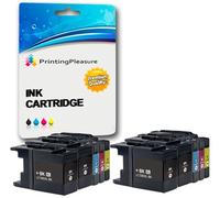 10 Compatibles LC1280XL Cartouches d'encre pour Brother MFC-J5910DW MFC-J6510DW MFC-J6710D MFC-J6710DW MFC-J6910DW - Noir/Cyan/Magenta/Jaune, Grande Capacité