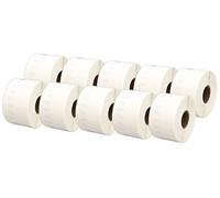 10 Compatibles Rouleaux Papier 11356 S0722560 89mm x 41mm Étiquettes pour Dymo LabelWriter 4XL 450 400 330 320 310 Twin Turbo Duo Seiko SLP 450 400 240 200 120 100 Pro (300 Étiquettes par Rouleau)