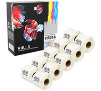 10 Compatibles Rouleaux SLP-SRL 54mm x 101mm Étiquettes (220 étiquettes par rouleau) pour Seiko Smart SLP Pro Plus 100 120 200 220 240 410 420 430 440 450