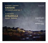Gregori – Stradella : 10 Concerti Grossi Op.2 – Sonate, Sinfonie – Tudor