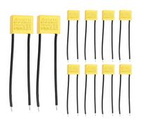 10 Condensateurs de Sécurité 0.33µF 275V X2 Condensateur Polypropylène