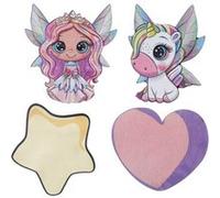 10 confettis bois petite fée 5x6cm coloré - générique 000845600000099 Multicolore G