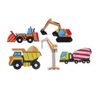 10 confettis bois travaux chantier 6x4cm - générique 8420 0-99 Multicolore G