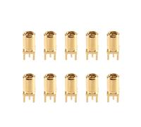 10 Connecteurs SMB pour Montage sur Circuit Imprimé, Adaptateur Coaxial RF Femelle SMB