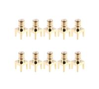 10 Connecteurs SMB pour Montage sur Circuit Imprimé, Adaptateur Coaxial RF Mâle SMB