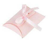 10 contenants carton ruban 10x7.5x2.5cm rose - artifetes 78554 Rose G