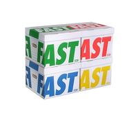 10 conteneur d'archivage cube Fast manuel bleu