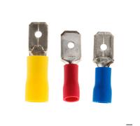 Zenitech Cosses clips mâles plats – 10 cosses