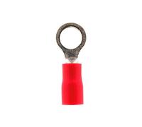 10 cosses rondes Ø4mm - Rouge - Zenitech