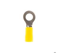 10 cosses jaune rondes 6 mm