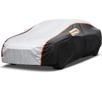 10-Couches Bache Voiture Exterieur Imperméable Pour Hayon, Housse De Voiture Peva Couverture Avec Ouverte Latérale Pour Ca E, Coton Respirant, Anti Uv Neige Poussière Anti Grele[Auto5132065]