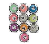 10 Couleurs Poudre Lumineuse UV Epoxy Resin Couleur Colorant Pigment Art Artists Beaux Bijoux Remplissage Pour Téléphone Portable Pour Boîtier Découssin De Décor