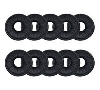 10 coussinets en simili cuir - diamètre 4 cm Coussinets de rechange pour casques téléphoniques