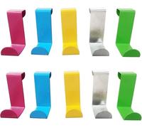 10 Crochets De Porte Réversibles En Acier Inoxydable - Multifonctionnels Et Esthétiques Pour Vêtements Et Serviettes