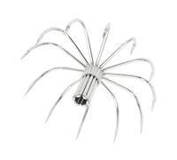 10 crochets en acier inoxydable, hameçons, hameçons de pêche, fil barbelé, parapluie, hameçon