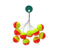 10 de fixation Bare Pilot Boules, Jenzi, gelbrot, 20 mm