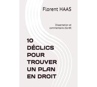 10 DÉCLICS POUR TROUVER UN PLAN EN DROIT: Dissertation et commentaire d’arrêt