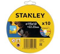 10 discos de corte INOX 115x1.0x22.23mm