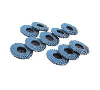 10 disques à lamelles for plateaux de polissage 2 pouces/3 pouces, disque de ponçage en papier abrasif grain 40 60 80 120 (3 pouces x 40)(3 inch x 120)