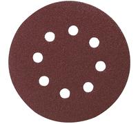 MAKITA-10 Disques abrasifs Diam. 125 mm auto-agrippant 8 trous (bois/métal)-P435330-120