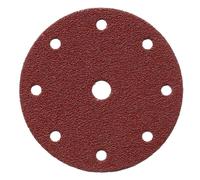 10 disques abrasifs MAKITA Ø 150mm Red (8+1 trous)