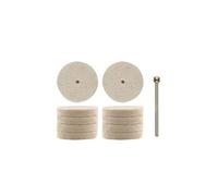10 disques Proxxon - feutre pour le glaçage Ø 22 mm, axe 2,35 mm