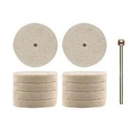 10 disques Proxxon - feutre pour le glaçage Ø 22 mm, axe 2,35 mm