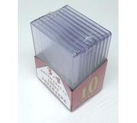10 Docsmagic.de Toploader Super Thick 180pt - 3" x 4" - Standard Size - 70 x 96