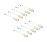 10 Douilles de chantier douille culot e14 blanc