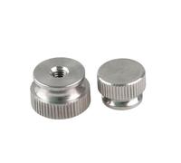 10 écrous à oreilles moletés en acier inoxydable M3 M4 M5 M6 M8(Through Hole,M6xD16xH10)