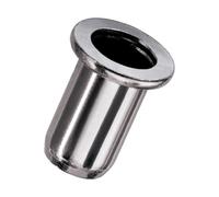 10 écrous à rivets en aluminium 6 X 15 mm Novus