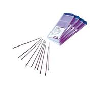 10 électrodes tungstène LANTHANE 1,5 % diamètre 2 x 150 mm - ABICOR - 700.0932