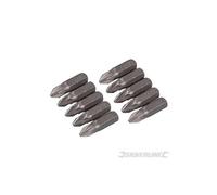 10 embouts Pozidriv chrome-vanadium