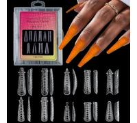 10 En 1 Extension Faux Nails Modèle De Serpent Appuyez Sur Les Ongles Clear Extension Tips Forms Manucures Accessoires