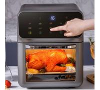 Friteuse sans huile 10L Professionnel LEXLIFE 10 en 1 - 10 Programmes - Avec Ecran HD tactile LCD - Noir Noir