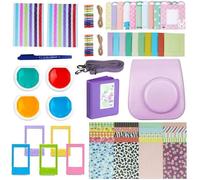 10 en 1 Kit Instant caméra Accessoires Bundles Setpour Fujifilm Instax Mini 11 (Housse/Album/Lentille Selfie/Couleurs Lens/Pendre)