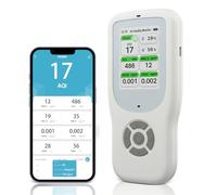 10 en 1 Moniteur de qualité de l'air, WiFi Détecteur de AQI, CO2, PM1.0, PM2.5, PM10, HCHO, TVOC, Température et Humidité, Moniteur de pollution détecteur co2 connectivité avec APP pour maison, bureau