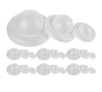 10 Ensembles Boule en Mousse Planète pour Élèves, Lot de Sets | Assemblage Facile, Surface Lisse Peignable, Supports et Bases Inclus, pour Projets Scolaires et Cours D'art