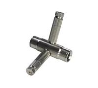 10 Ensembles de Buses de pulvérisation Haute Pression, buse de brumisation en Laiton avec Filtre, Filetage (3/16''), Interface 3/8" à Verrouillage Coulissant, raccord Rapide en T avec 2