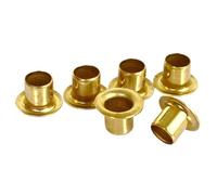 10 ensembles de rivets creux en laiton, écrous d'insertion, Circuit imprimé œil poulet cuivre, clous tubulaires pour les loisirs créatifs(M3x4mm(100pcs))