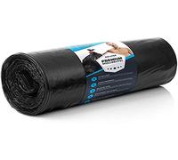 10 ensembles de sacs poubelles 240L ULTRA indéchirable 70 µ - XL professionnels lourds noir ménage & industrie - solides en élimination des déchets LDPE 100 cm x 125 cm