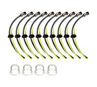10 Ensembles Durite Essence Debroussailleuse, Universel Tuyaux D'essence Avec Filtre, Durites D'essence de Tondeuses Filtre a Carburant pour Coupe-Herbe Tronconneuse L'agriculture et Jardinage