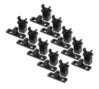 10 Ensembles Loquet à Pression pour Poubelle, Verrou Tactile | Installation Simple, Maintien Stable et Usage Rapide, Pièce de Rechange pour Couvercle de Bac, Design Élégant